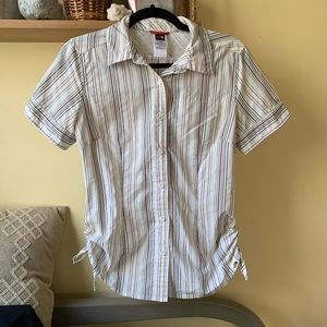 North Face Hiking Stripes Shirt Vaporwick - M 🥾